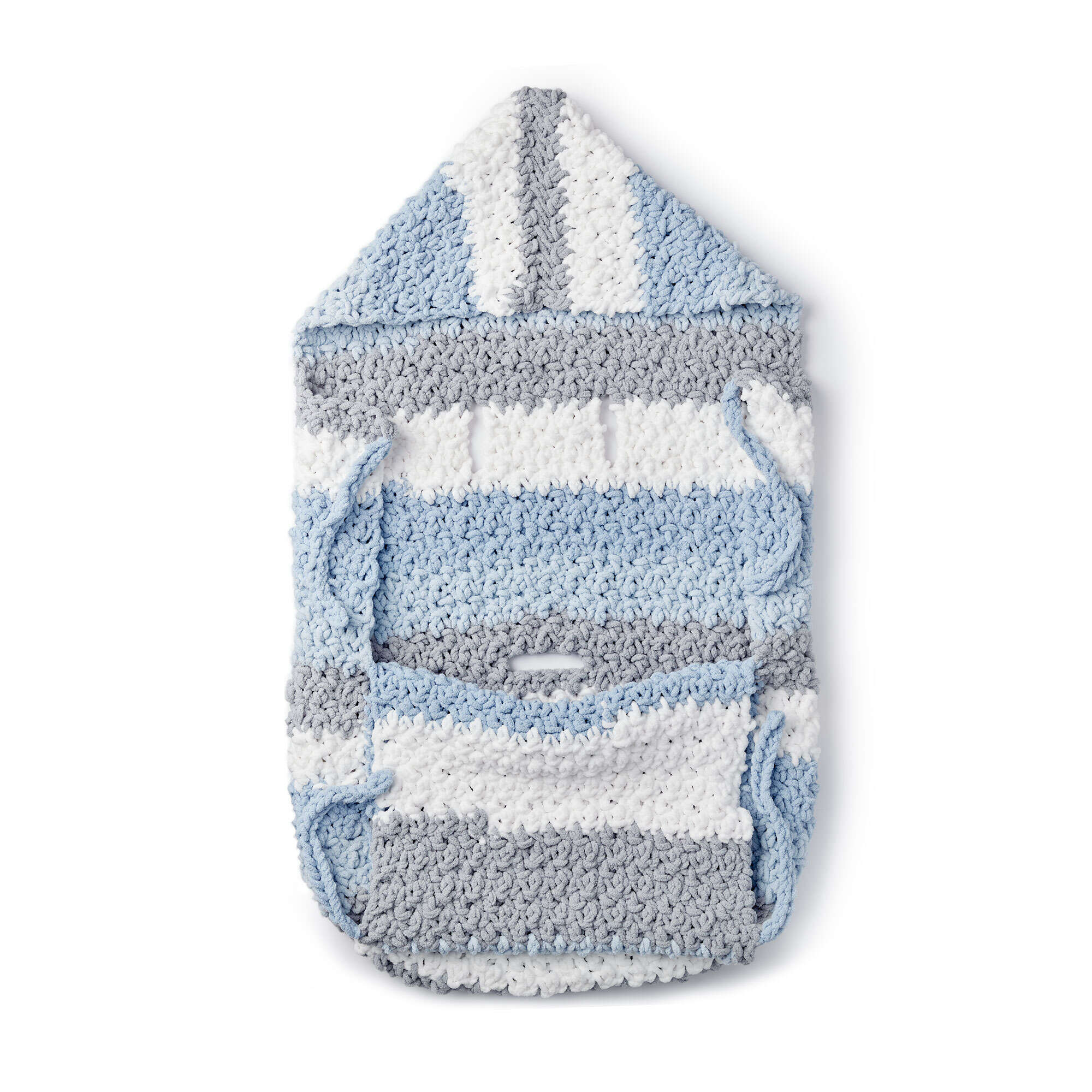 baby blanket for stroller Free Easy Bernat Stroller Blanket Crochet Pattern