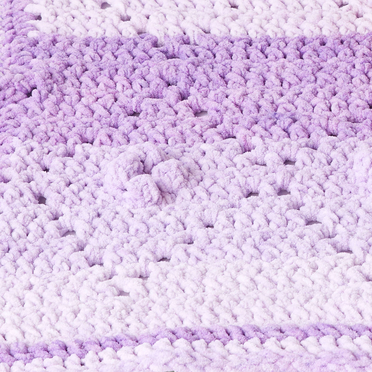 Crochet Blanket made in Bernat Baby Blanket yarn