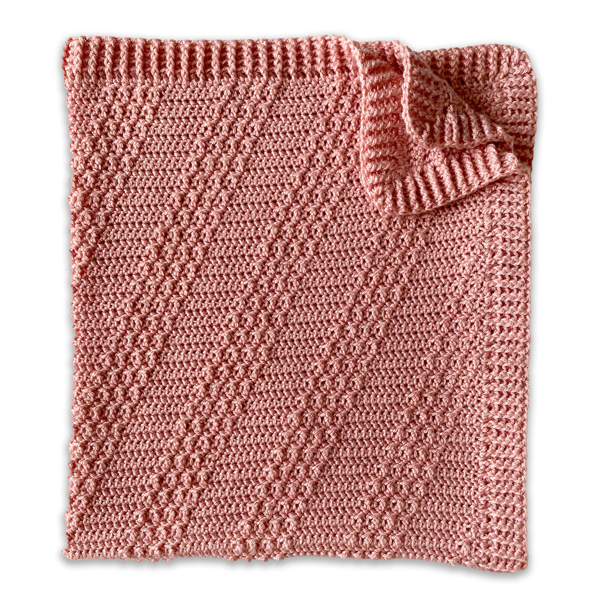 Bernat Crochet Fruity Stripes Crochet Baby Blanket Pattern