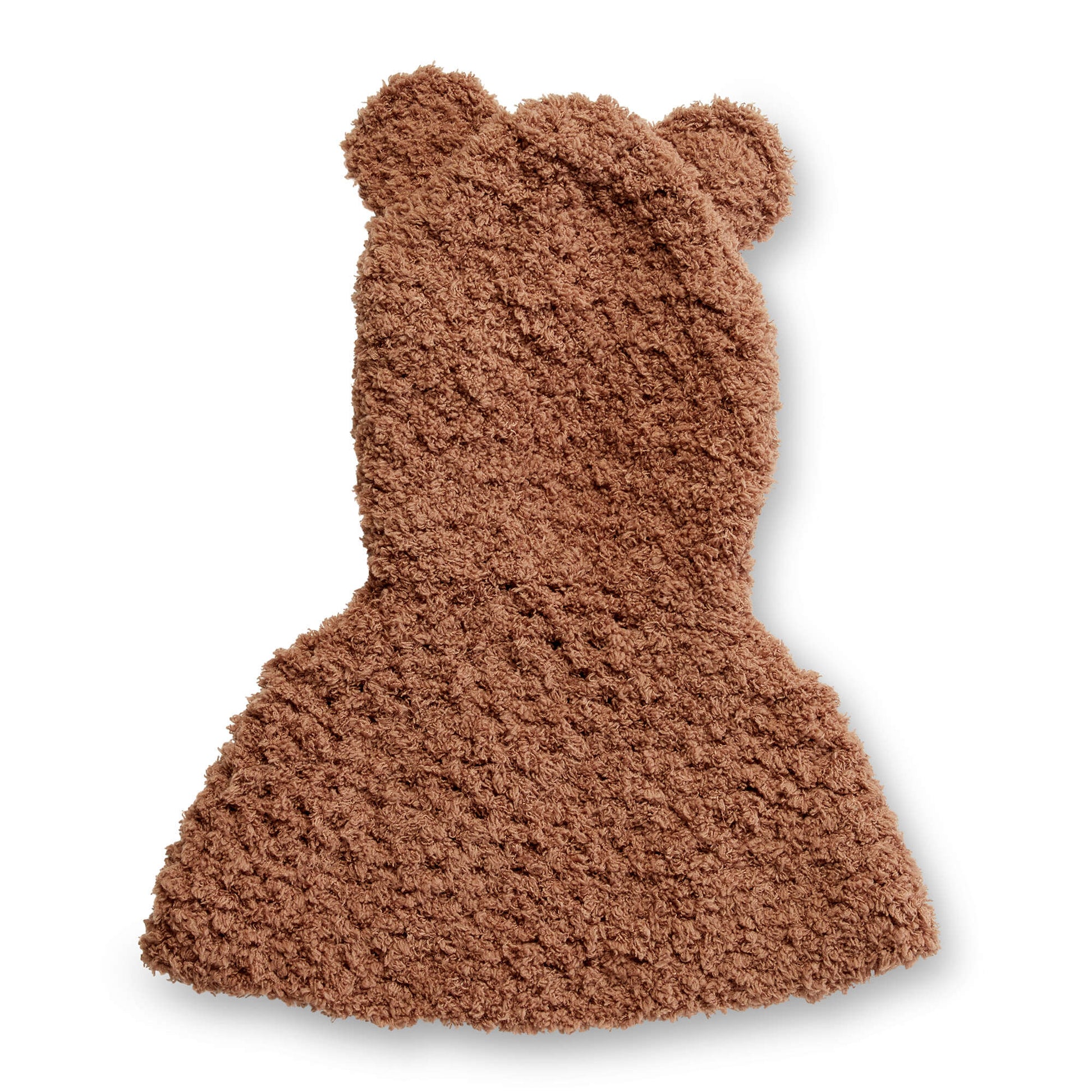 Free Bernat Bear Cub Poncho Crochet Pattern