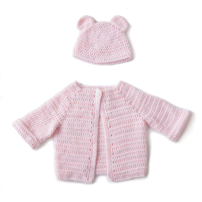 Bernat Crochet Baby Jacket Set Bernat Crochet Baby Jacket Set Pattern Tutorial Image