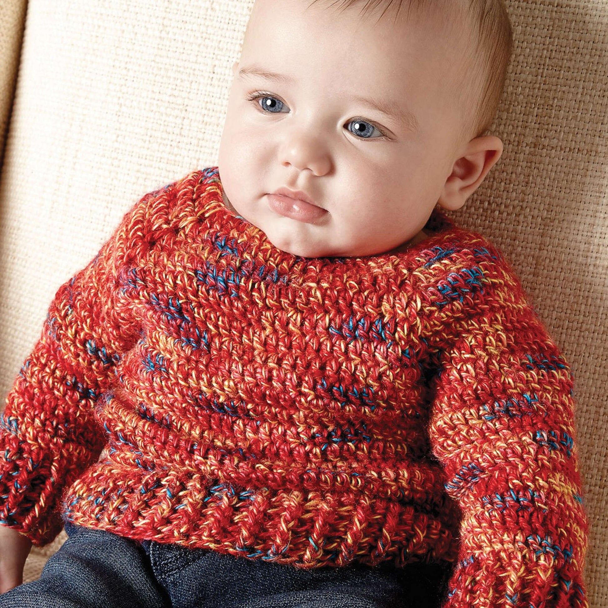 Free Bernat Hurry Down Pullover Crochet Pattern