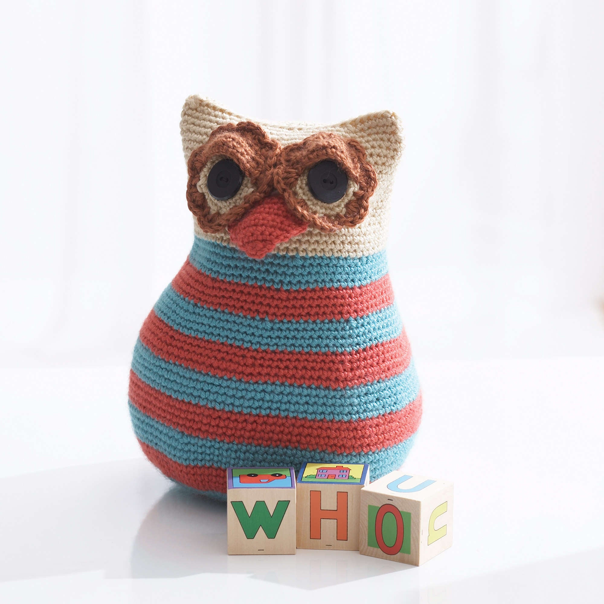 Free Easy Bernat Owl Toy Crochet Pattern Yarnspirations