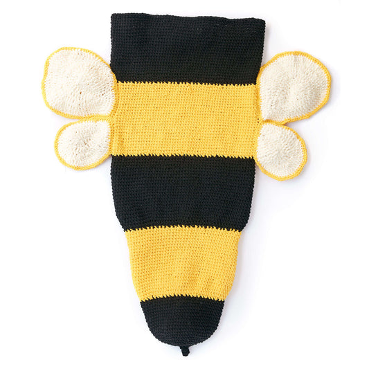 Bernat Bumble Bee Crochet Snuggle Sack Pattern Tutorial Image