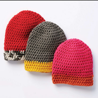 Bernat Dipped Tip Crochet Hat Version 1