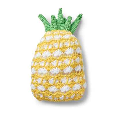 Bernat Juicy Pineapple Crochet Pillow Bernat Juicy Pineapple Crochet Pillow Pattern Tutorial Image