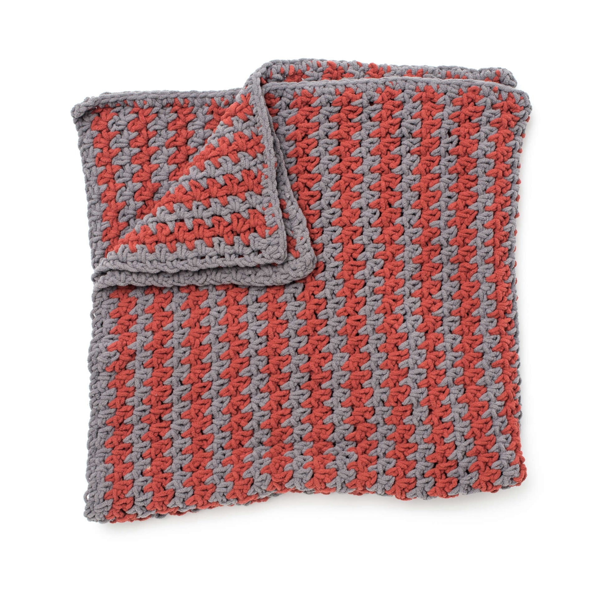 Free Bernat Crochet Sawtooth Afghan Pattern