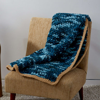 Bernat Tunisian Honeycomb Crochet Blanket Version 1