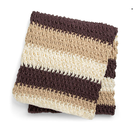 Bernat Lush Life Crochet Blanket Pattern Tutorial Image