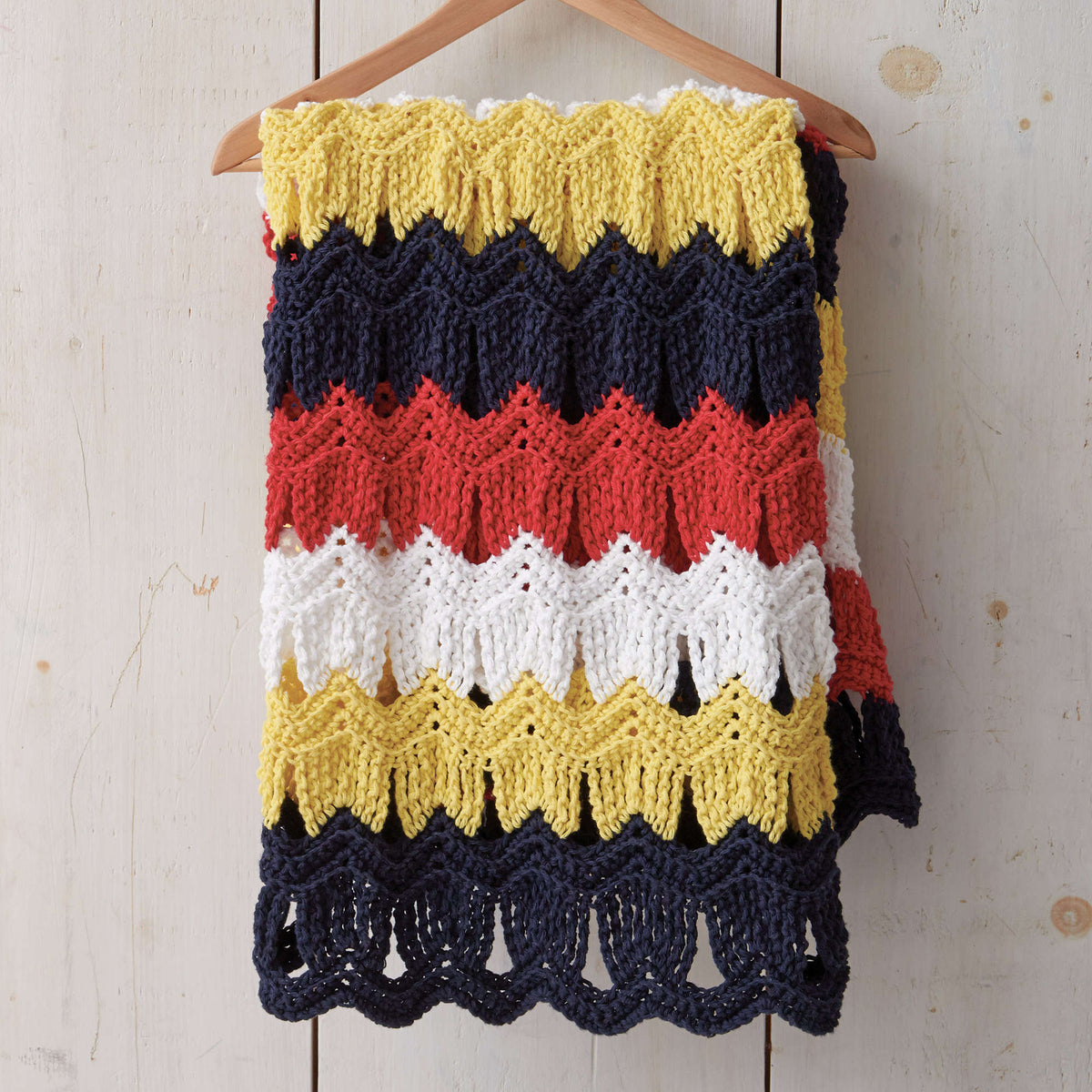 Crochet Blanket made in Bernat Handicrafter Cotton yarn