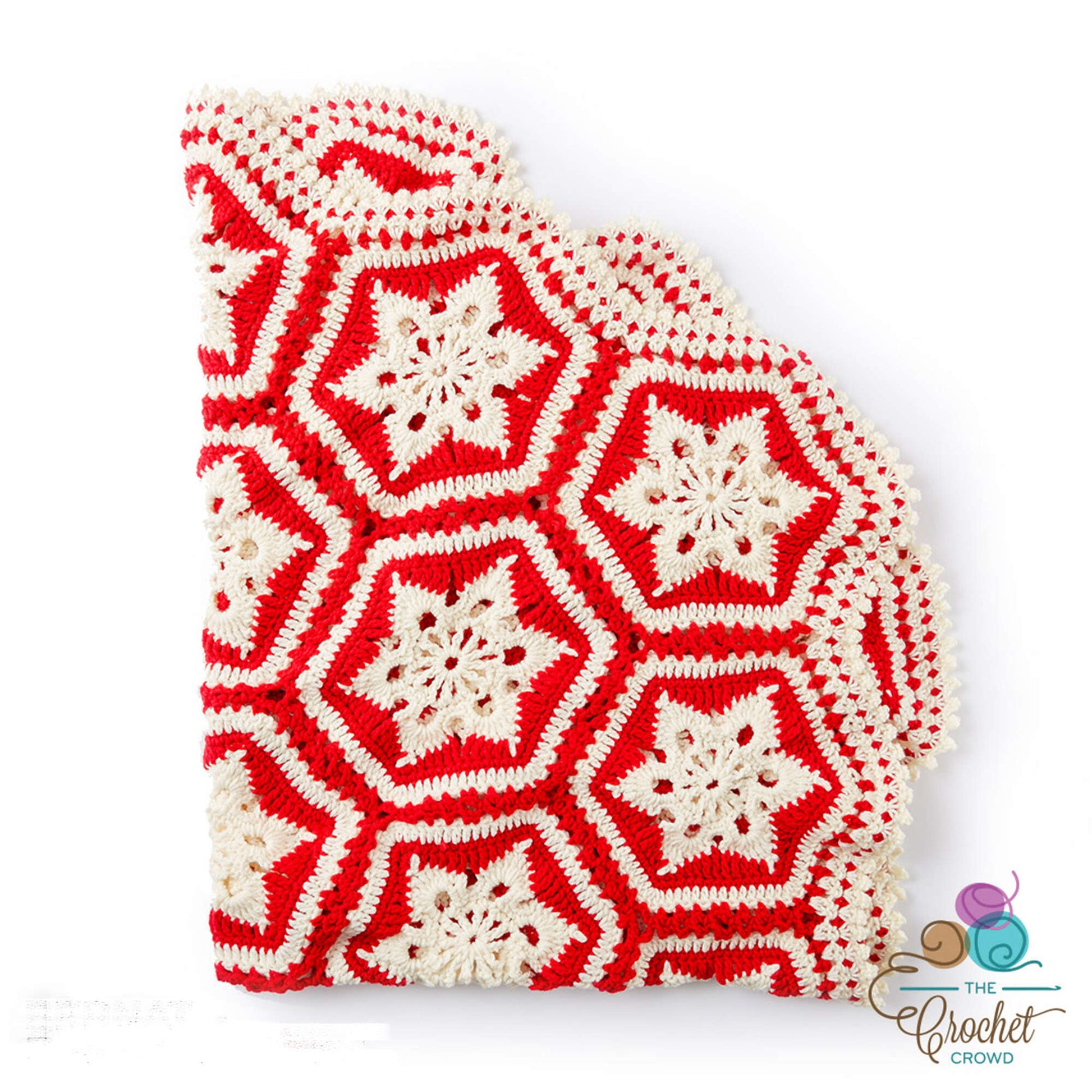 Free Bernat Scandinavian Snowflake Crochet Afghan Pattern