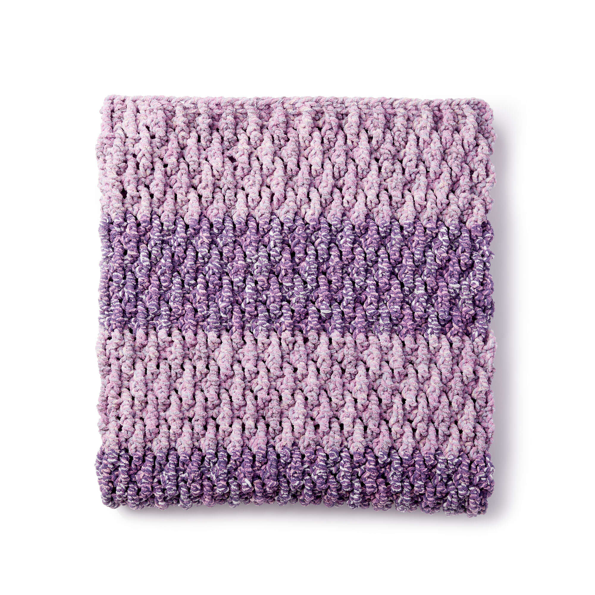 Bernat Textured Life Crochet Blanket Pattern