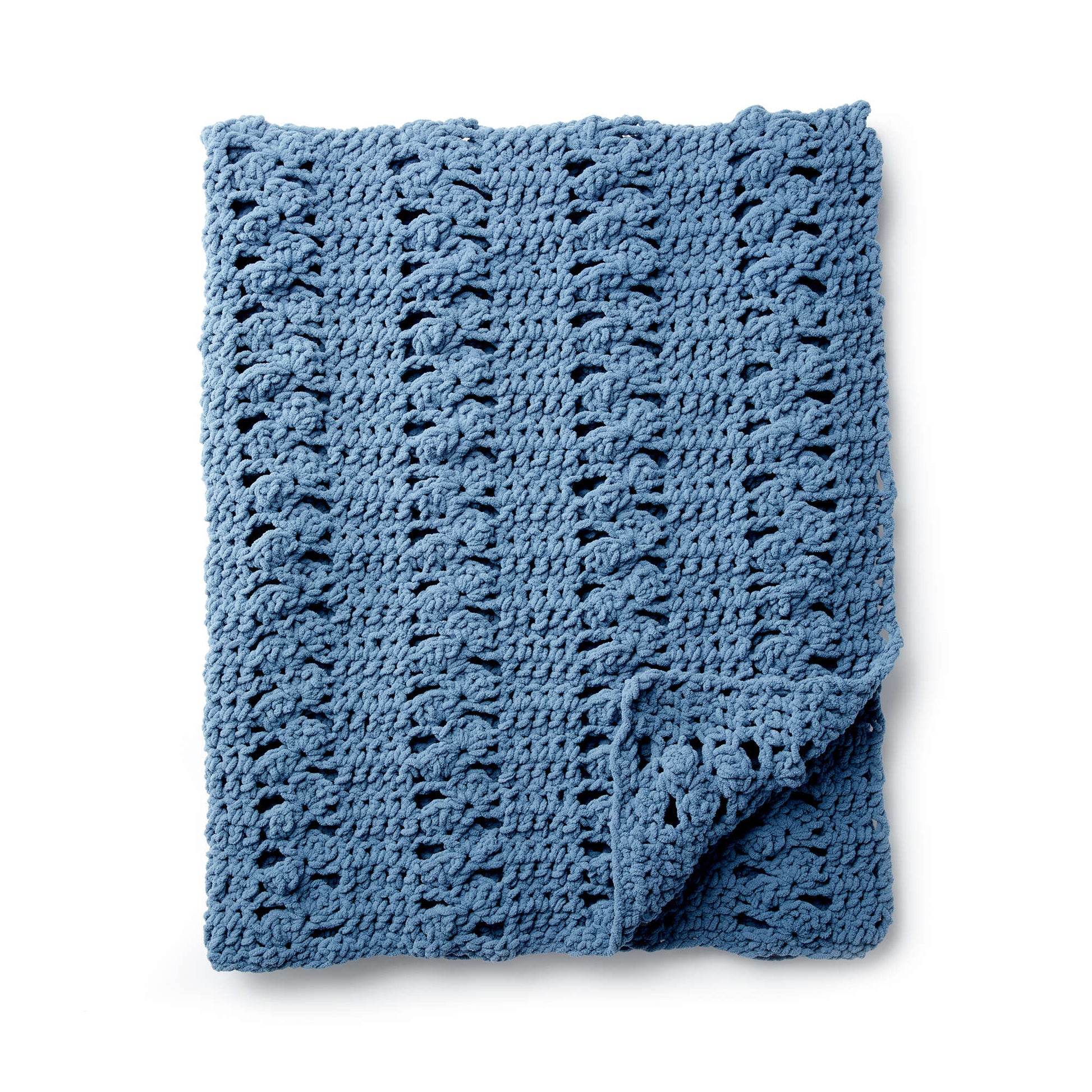 Free Bernat Cluster Panels Crochet Blanket Pattern