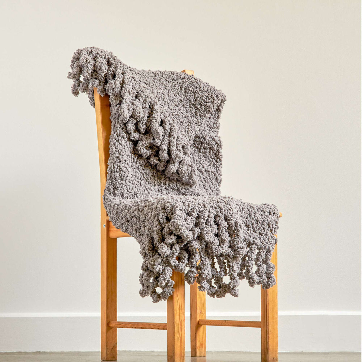 Crochet Blanket made in Bernat Sheepy yarn