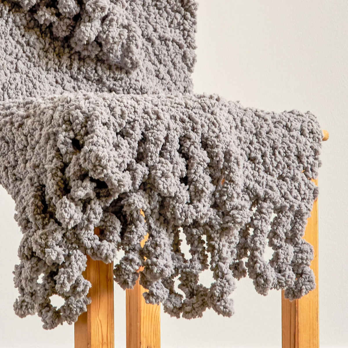 Crochet Blanket made in Bernat Sheepy yarn