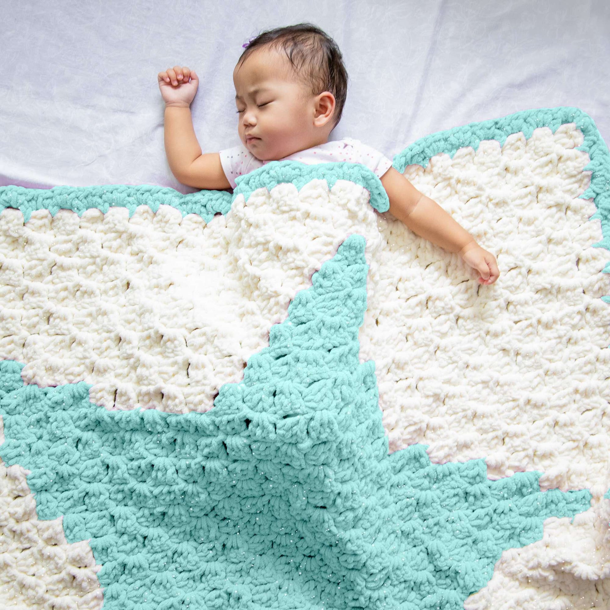 Free Bernat Crochet C2C Big Star Blanket Pattern