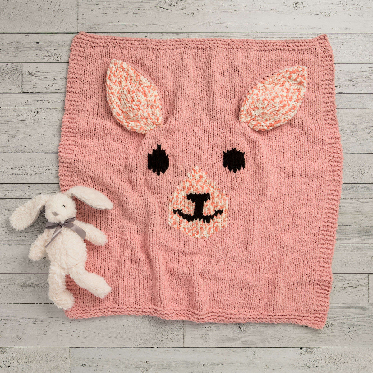 Crochet Blanket made in Bernat Baby Blanket yarn