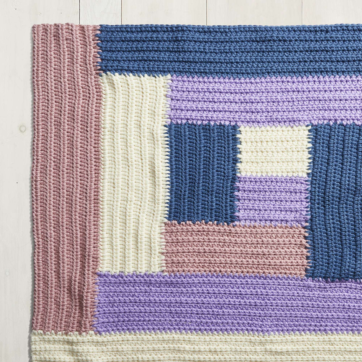 Crochet Blanket made in Bernat Softee Baby Chunky yarn