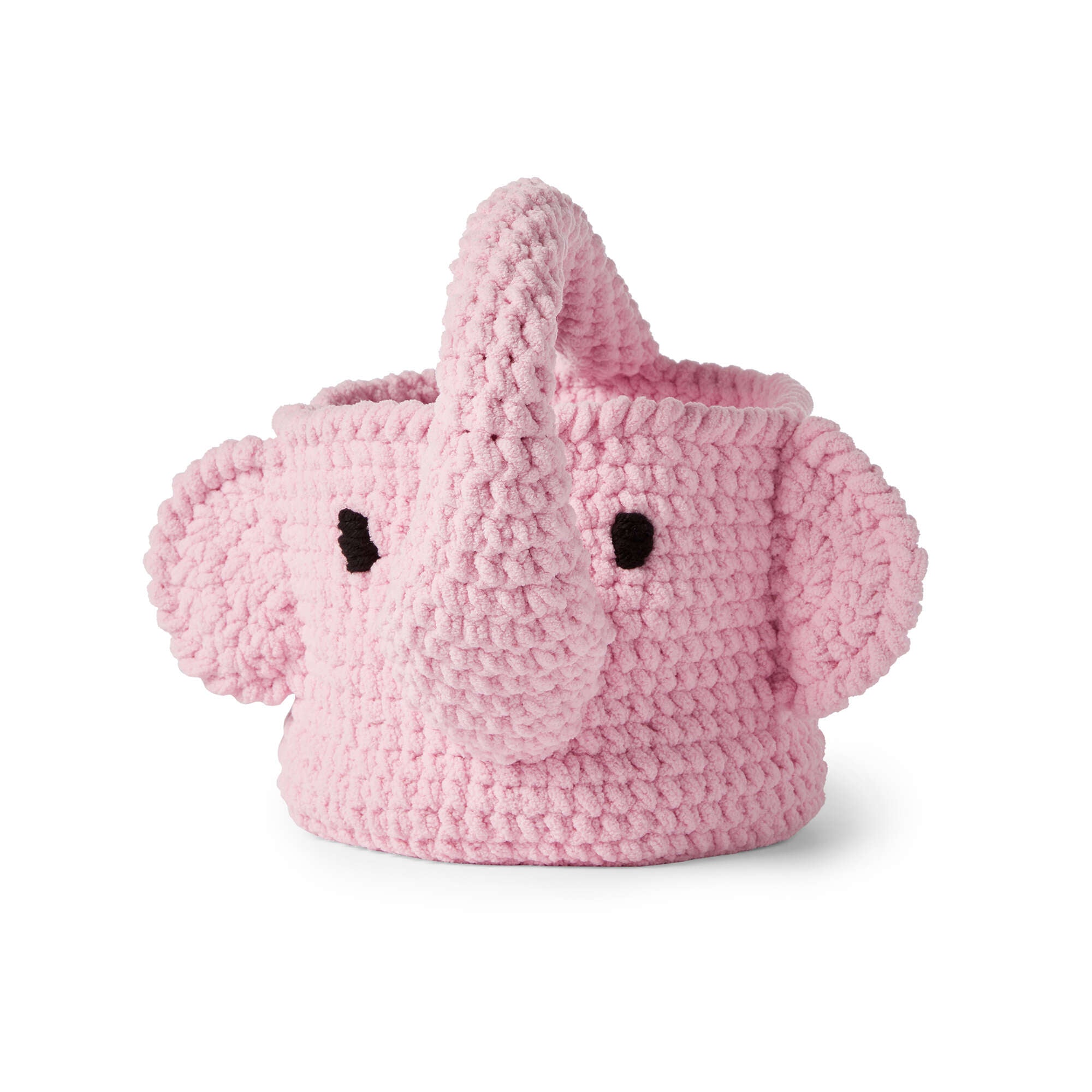 Free Easy Bernat Elephant Basket Crochet Pattern Yarnspirations