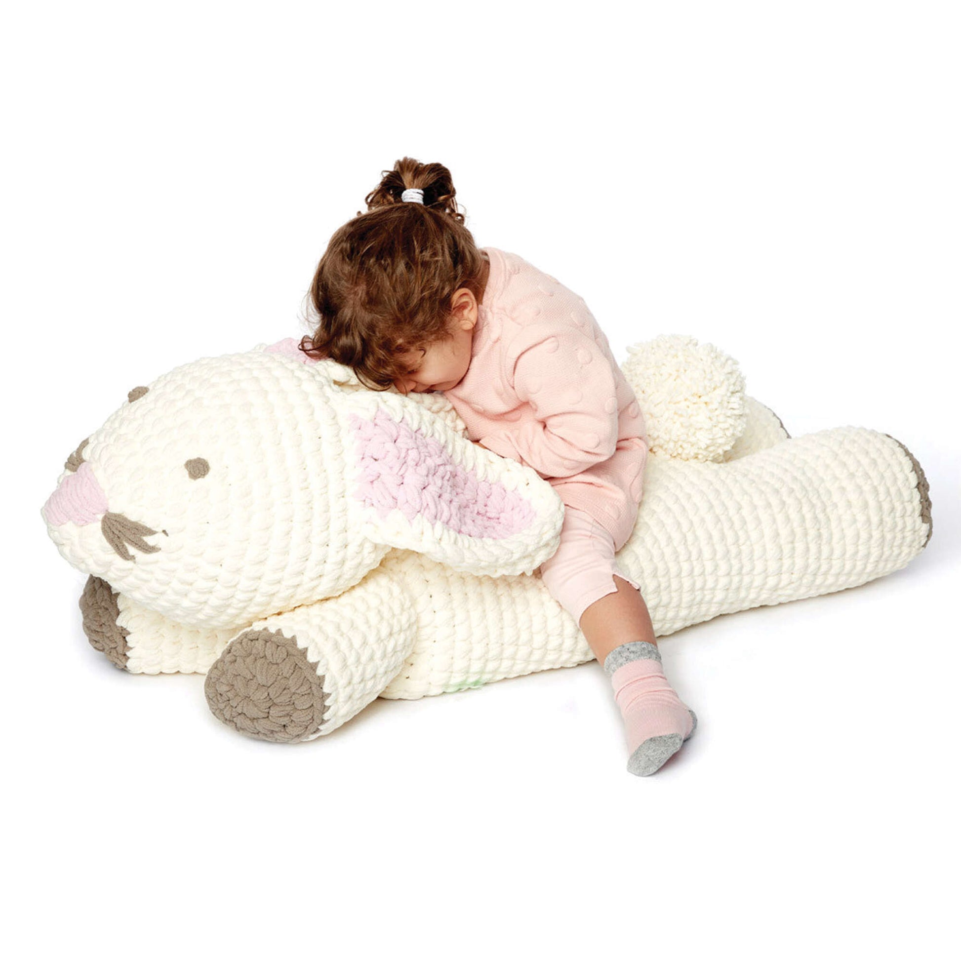 Free Bernat Crochet Bunny Floor Pillow Pattern
