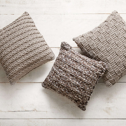 Bernat Crochet Pillow Trio Vertical Rib