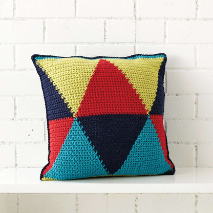 Bernat Bold Angles Pillow Crochet Version 1