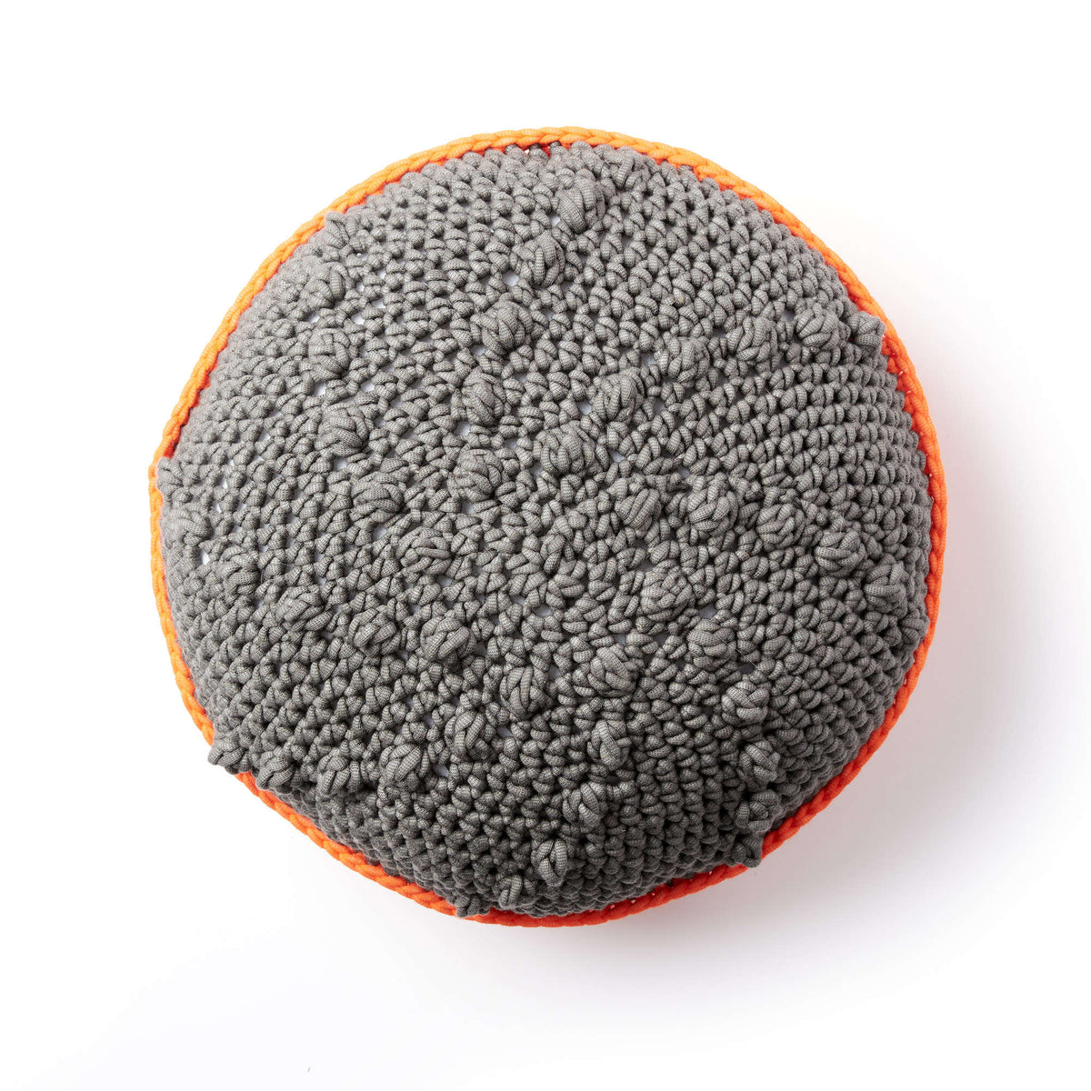 Crochet Pillow made in Bernat Maker Outdoor yarn