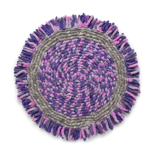 Crochet Rug made in Bernat Blanket Extra Thick yarn