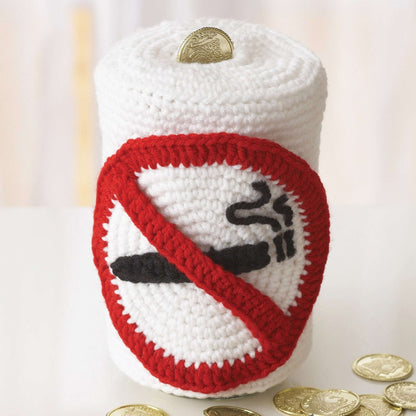 Bernat Quit Smoking/Swearing Jar Cozies Crochet Quit Smoking