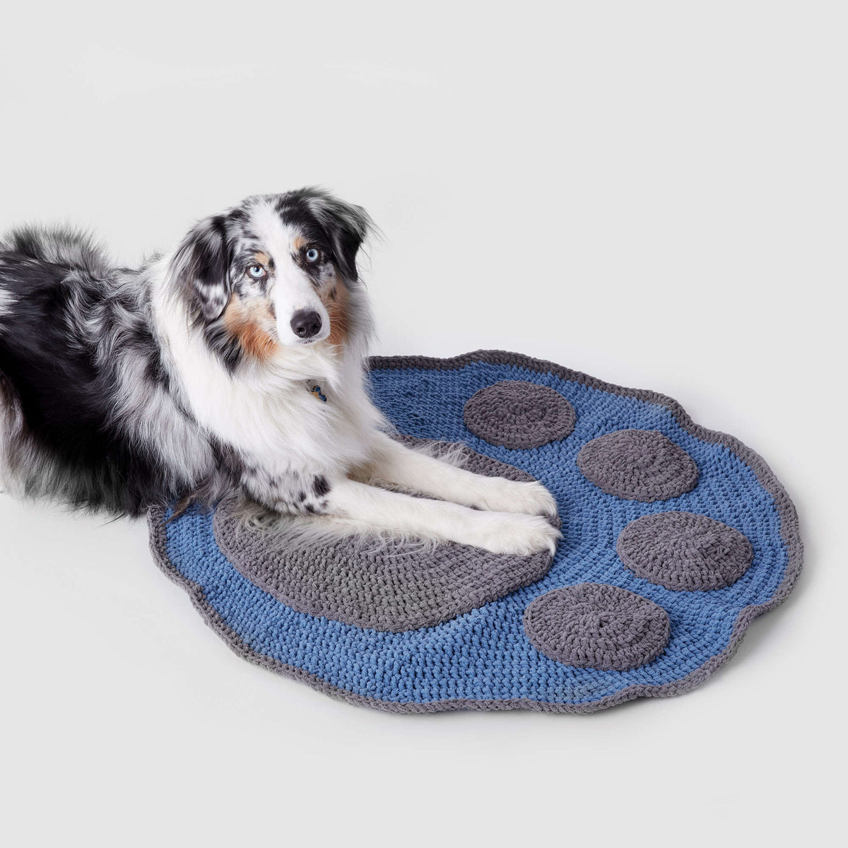 Crochet Blanket made in Bernat Blanket Pet yarn