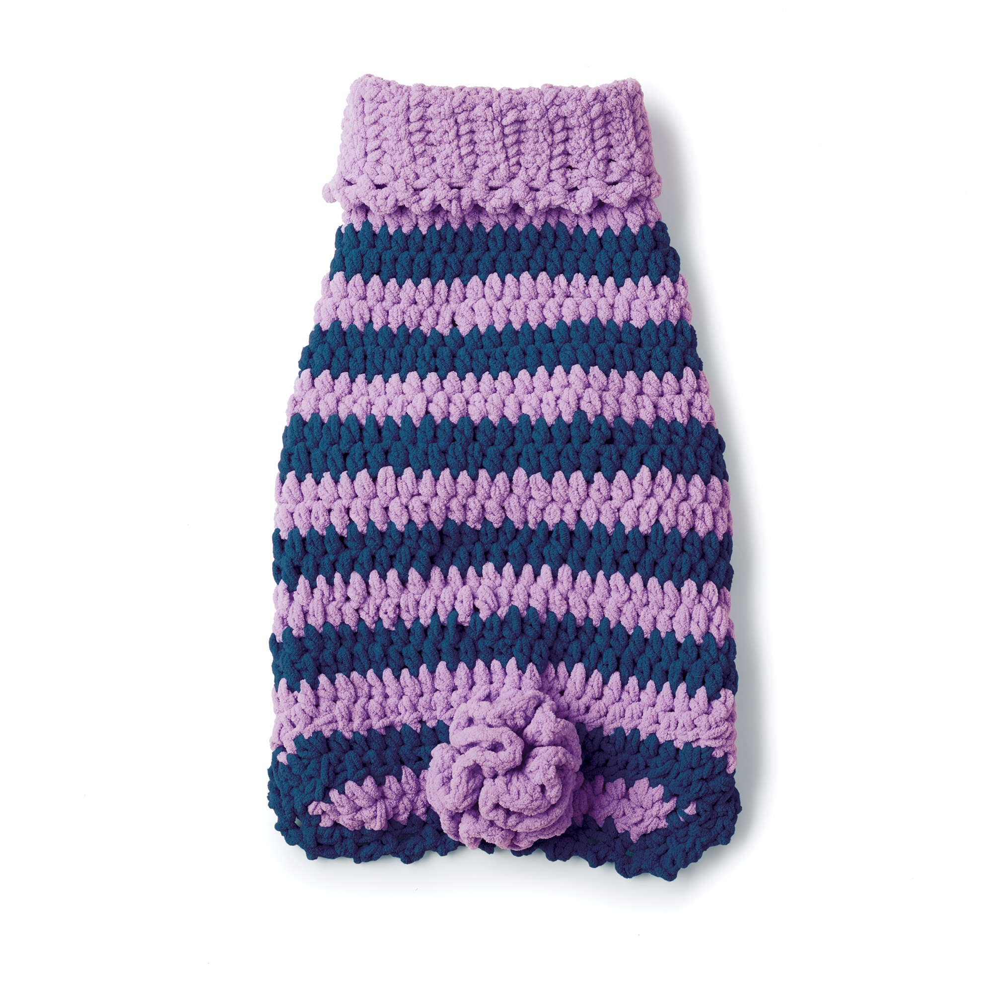 Free Easy Bernat Posh Pooch Dog Coat Crochet Pattern Yarnspirations