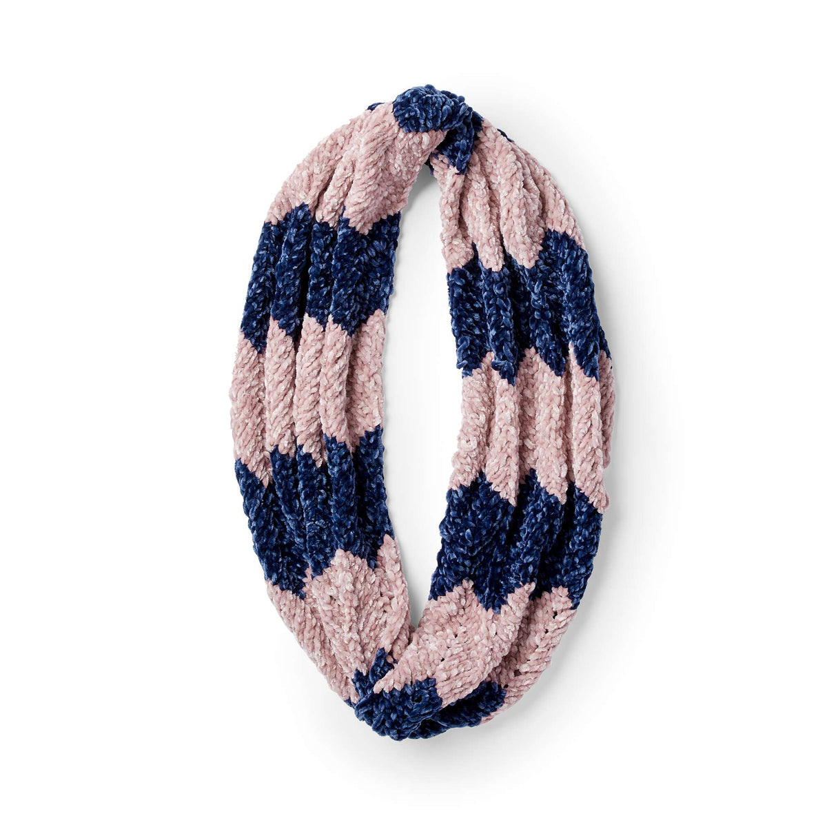 Knit Cowl made in Bernat Velvet yarn