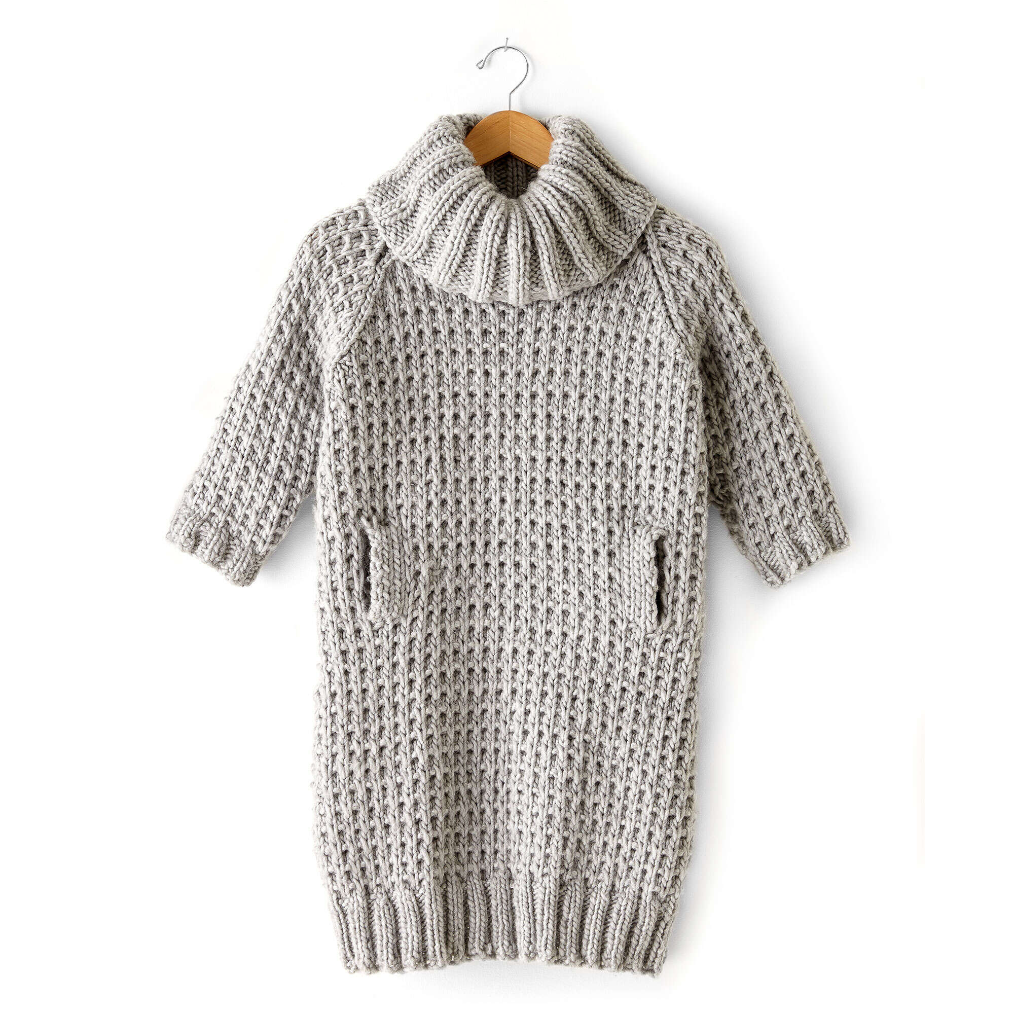 Free Bernat Slouchy Sweater Dress Knitting Pattern | Yarnspirations Free Bernat Slouchy Sweater Dress Knitting Pattern | Yarnspirations