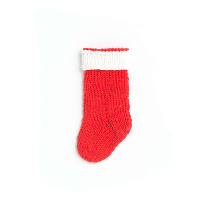 Bernat Advent Mini Mittens Knit Knit Holiday made in Bernat Satin yarn