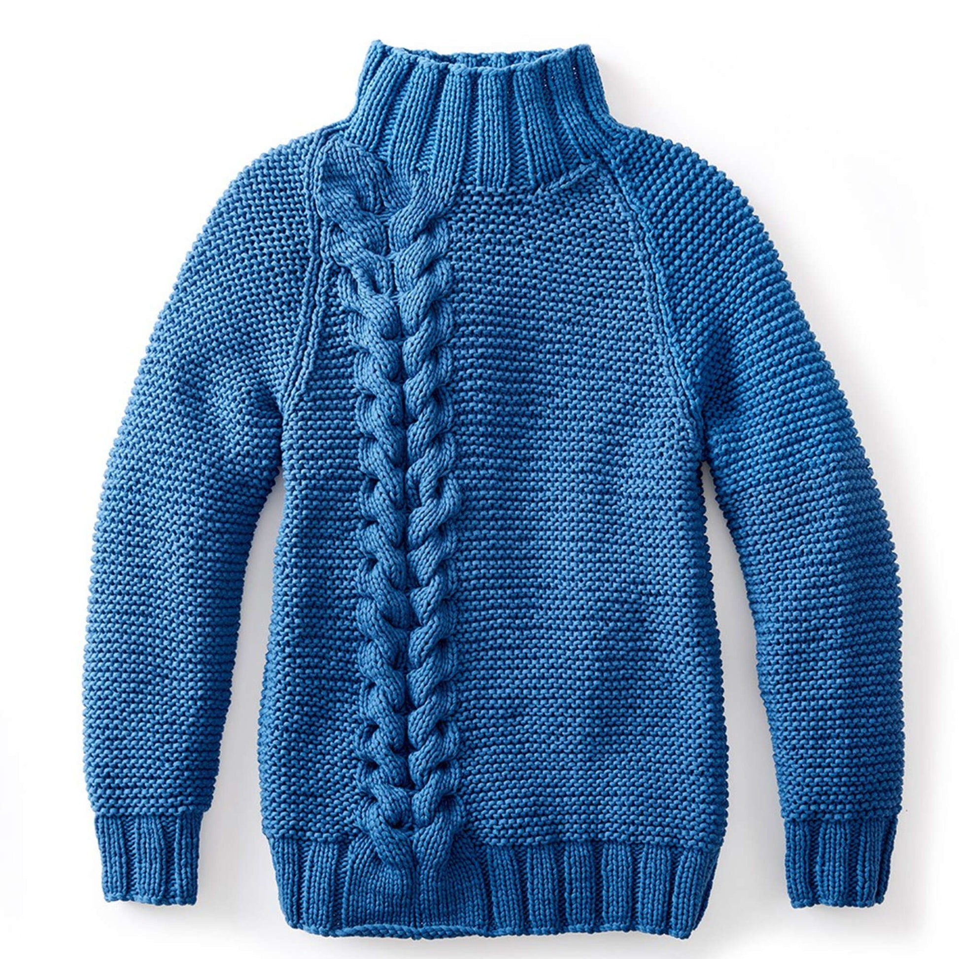 Free Bernat Bright Side Knit Pullover Pattern