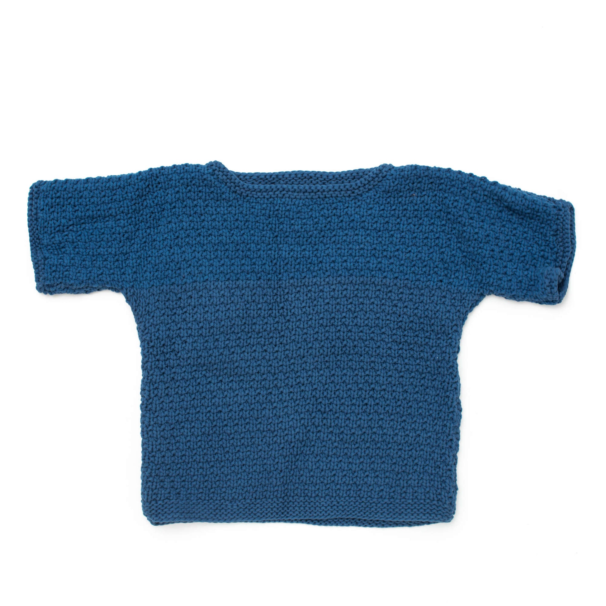 Free Bernat Textured Tee Knit Pullover Pattern