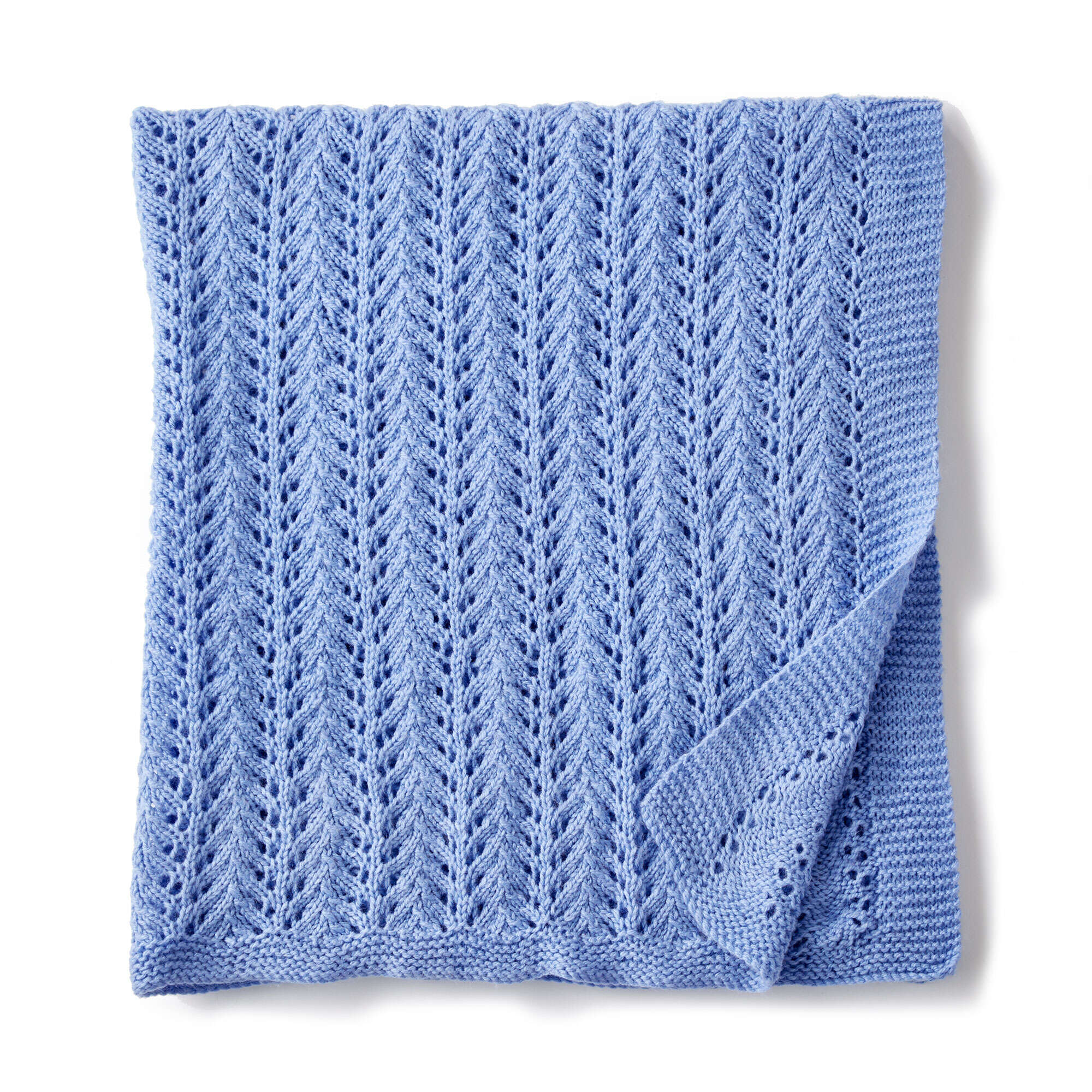 Free Easy Bernat Lacy Baby Blanket Knitting Pattern Yarnspirations