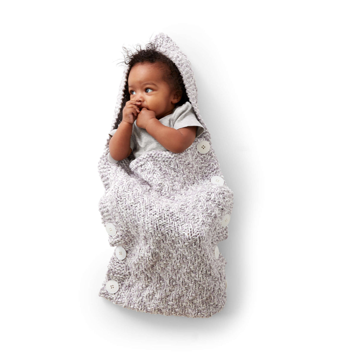 Knit Bag made in Bernat Baby Marly yarn
