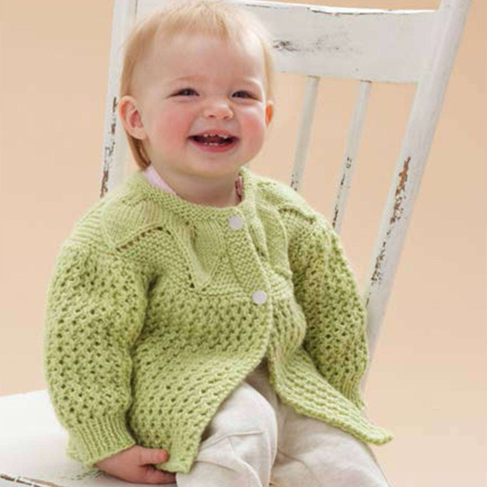 Free Bernat Leaf And Lace Set Knit Pattern