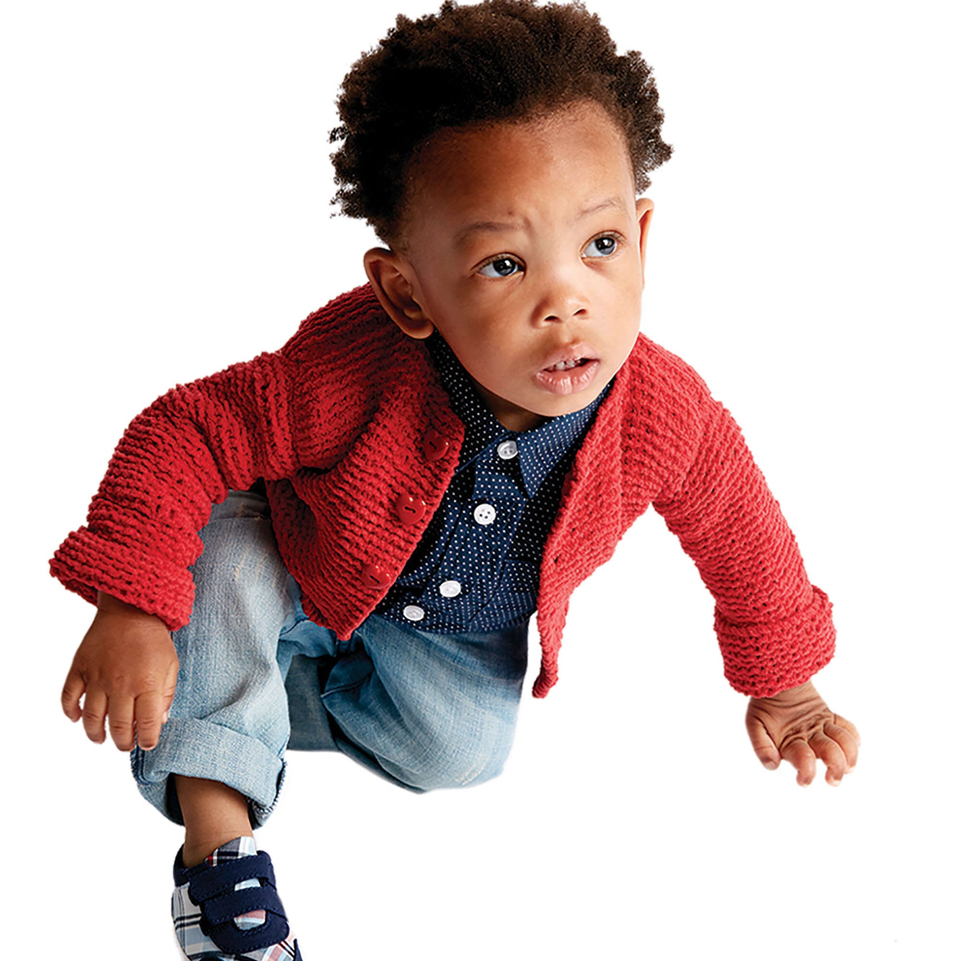 Free Bernat Soft And Simple Knit Baby Cardigan Pattern