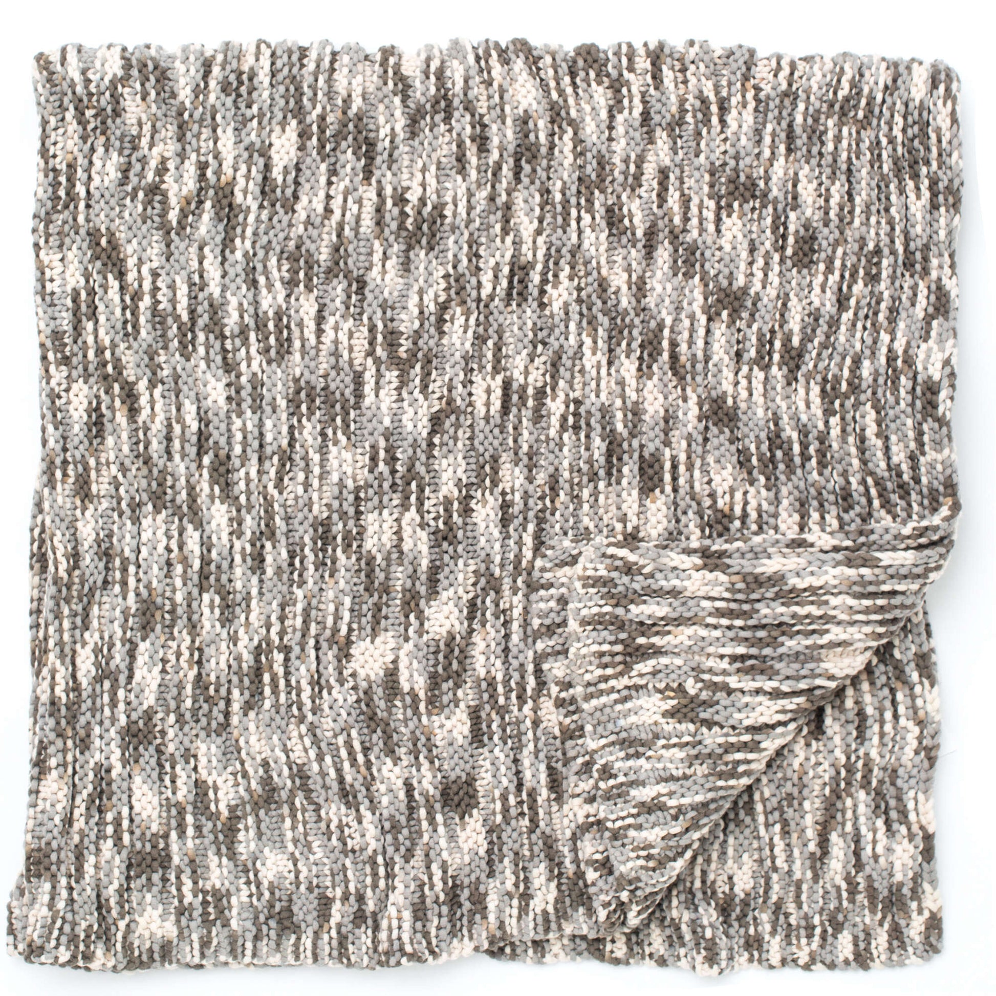 Free Bernat Ridges Knit Blanket Pattern