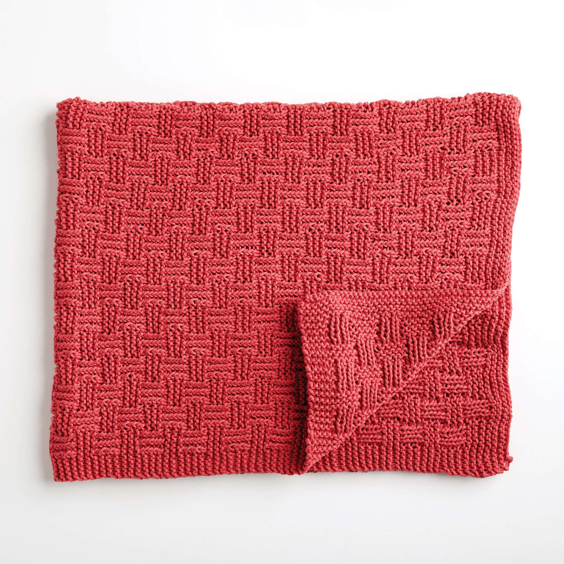 Free Bernat Parquet Knit Blanket Pattern