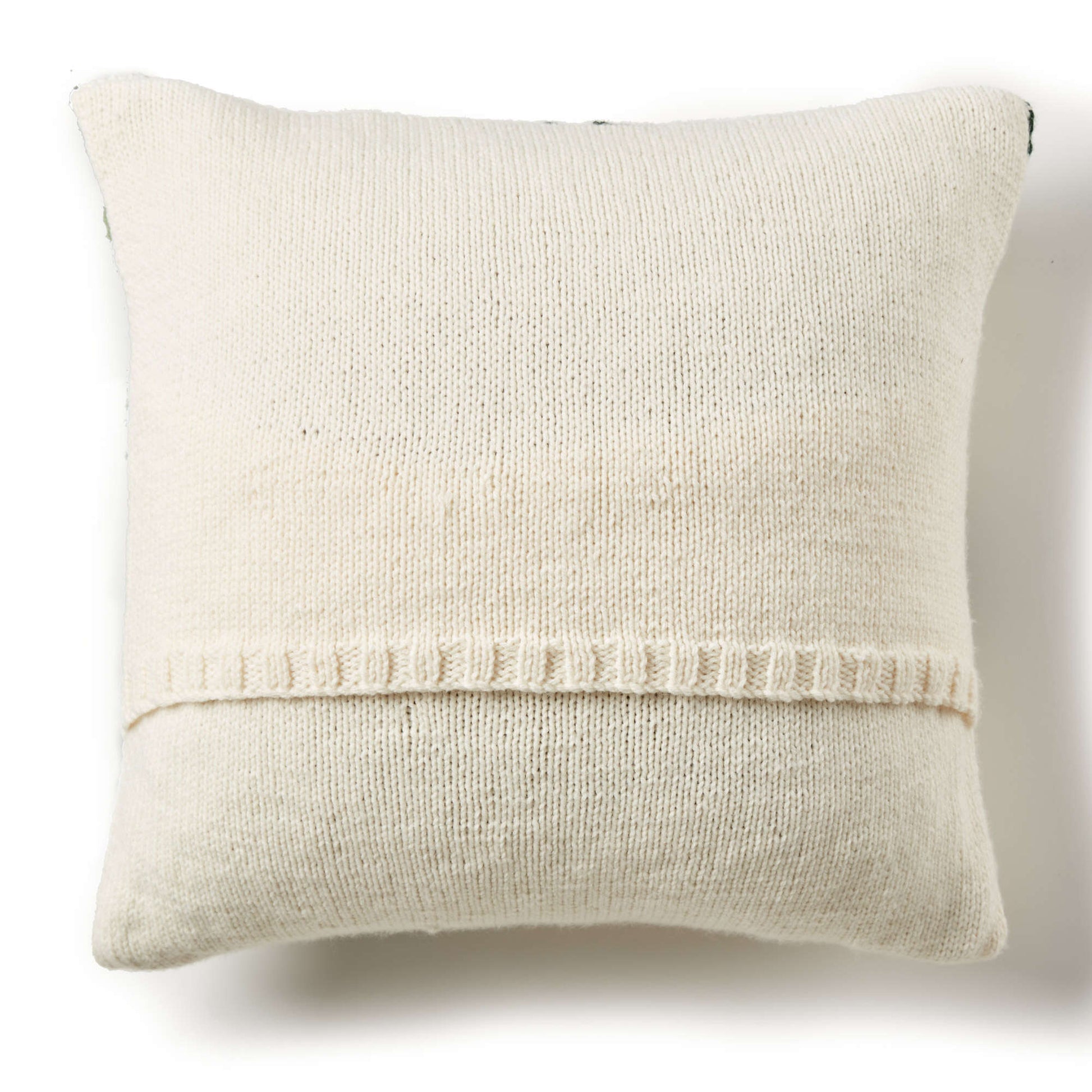 Free Bernat Tropical Leaf Knit Pillow Pattern