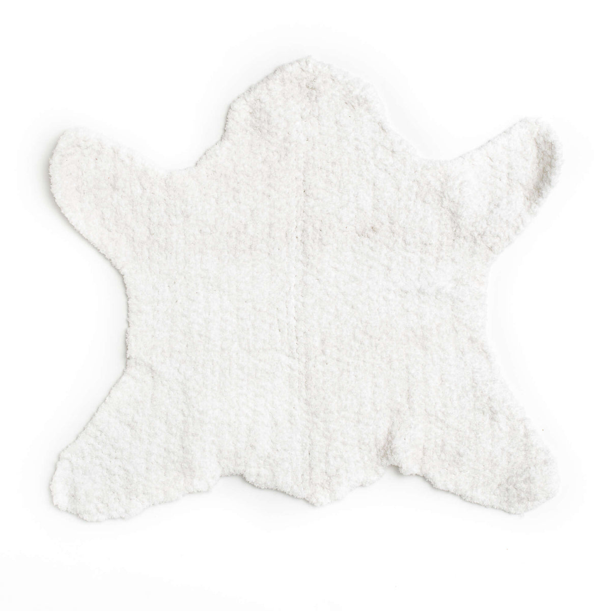 Knit Rug made in Bernat Pipsqueak yarn