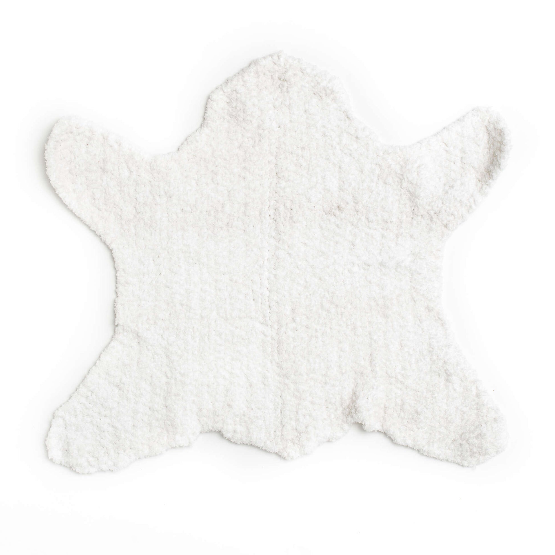 Free Bernat Knit Bear Skin Rug Pattern