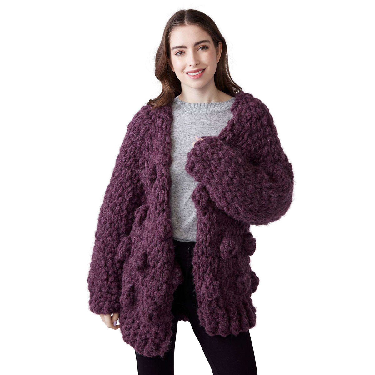 Craft Sweater made in Bernat Alize EZ Wool yarn