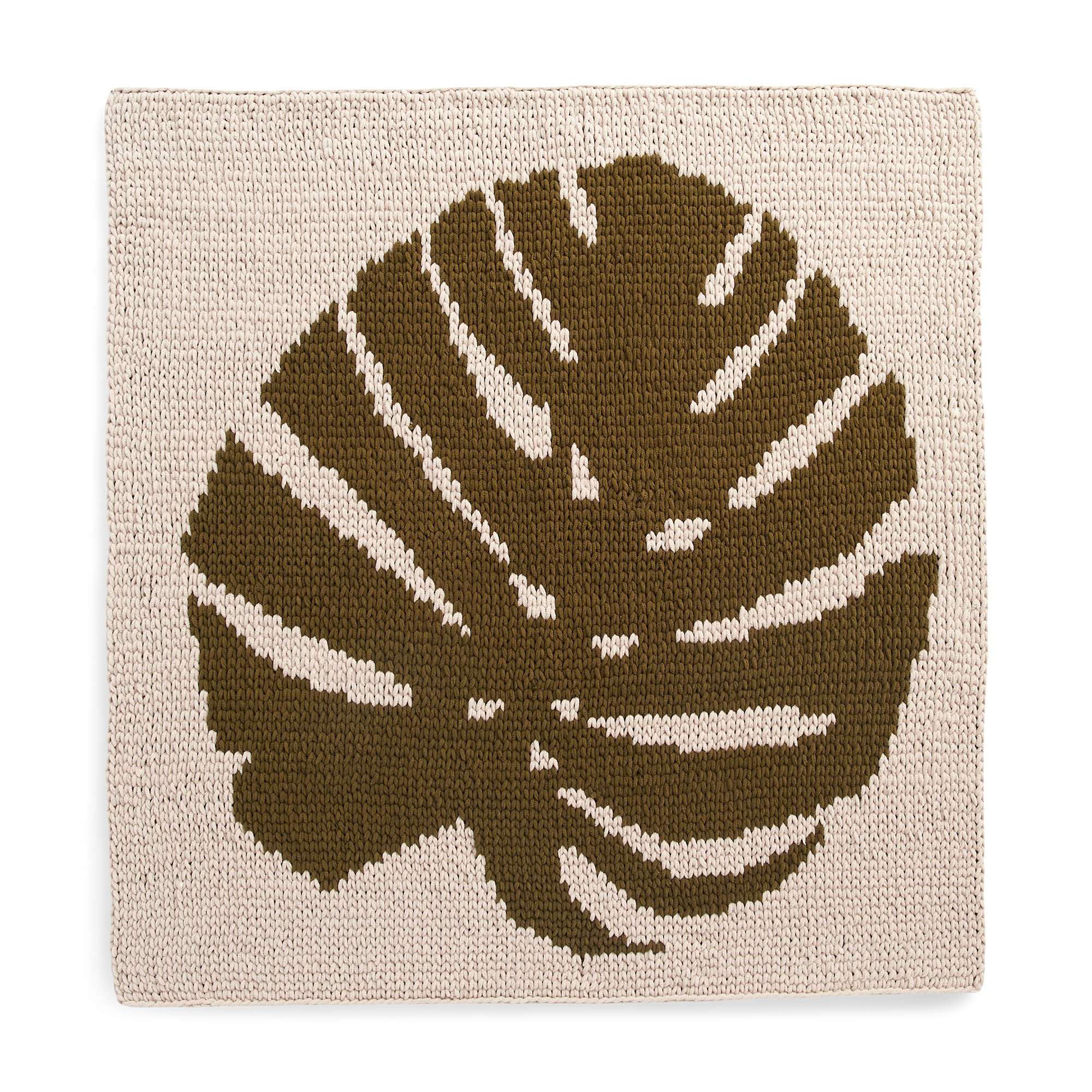monstera leaf blanket crochet pattern Free Easy Bernat EZ Graph It Monstera Leaf Blanket Craft Pattern
