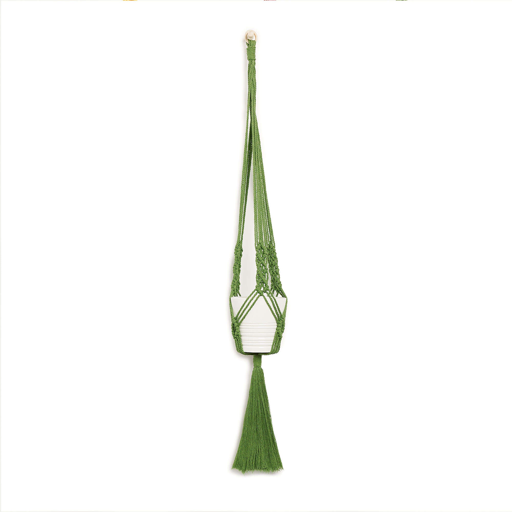 macrame plant hanger target Free Easy Bernat Diamond Days Macrame Plant Hanger Craft Pattern