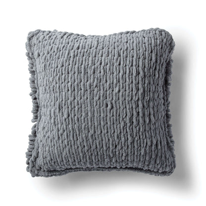 Bernat Craft Alize EZ Loopy Pillow Craft Pillow made in Bernat Blanket-EZ yarn
