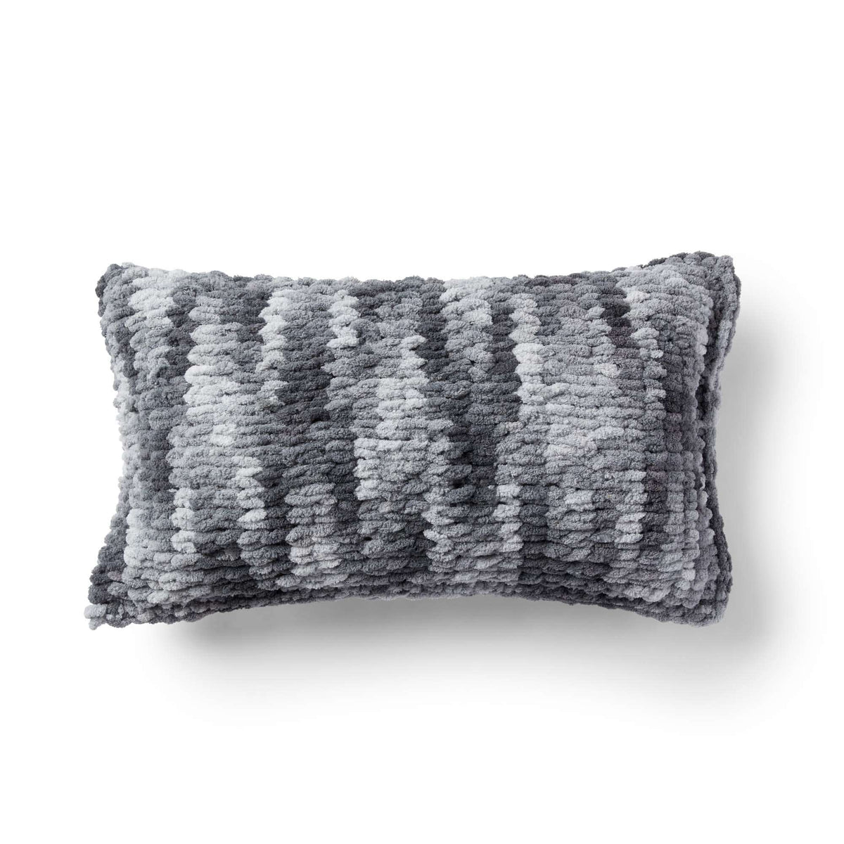 Craft Pillow made in Bernat Blanket-EZ yarn